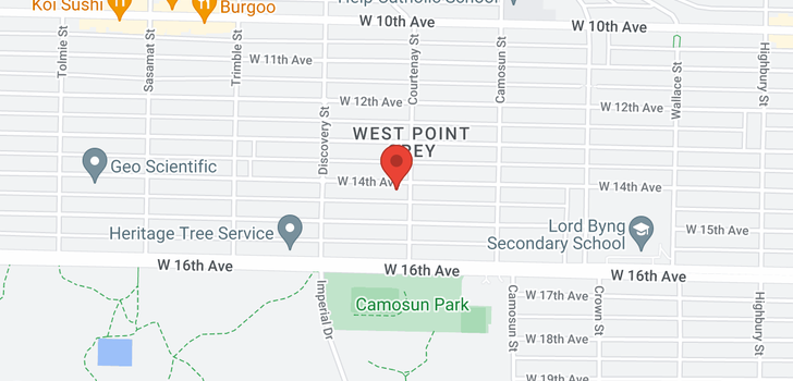 map of 4214 W 14TH AVENUE